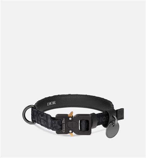 dior jacquard pet collar